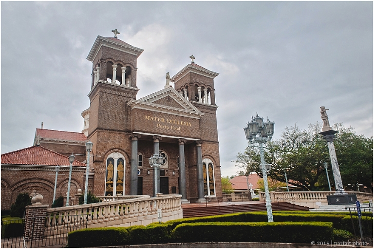 Wedding at St Anthony Cathedral Basilica Sarah John