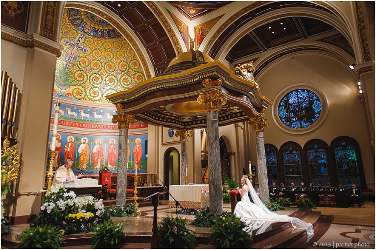 Wedding at St Anthony Cathedral Basilica Sarah John