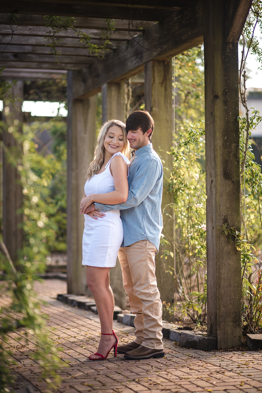 Beaumont Botanical Gardens Engagement Session Mackenzie and